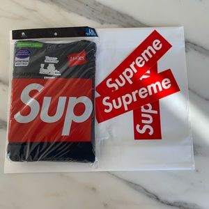 Supreme / Hanes Tagless Tees